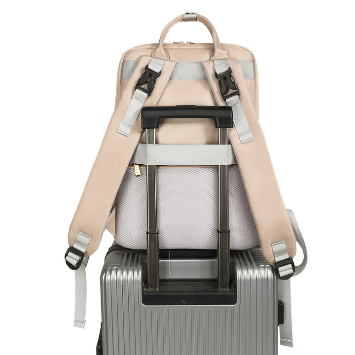 Quilted Multi-Compartment Travel Backpack Stornfield