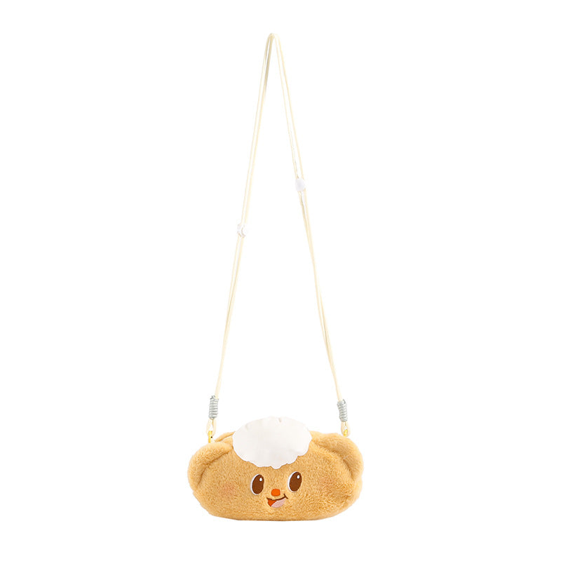 Plush Shoulder Bag with Unique Animal Motif Stornfield