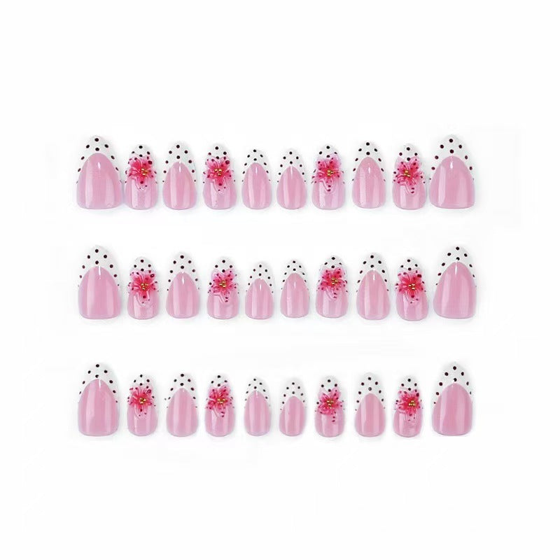 Floral Design Press-On Nail Art Set Stornfield
