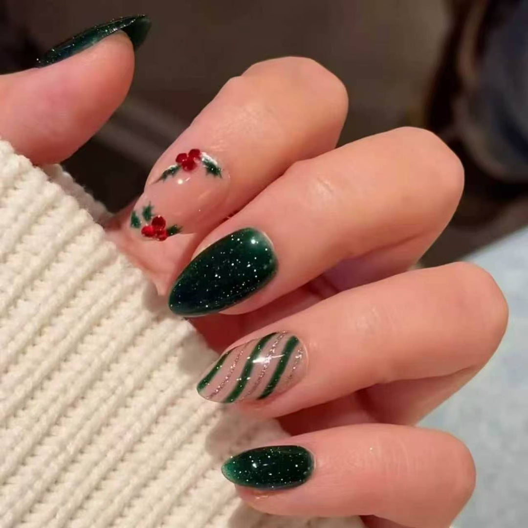 Festive Holiday Nail Art Enhancements Stornfield