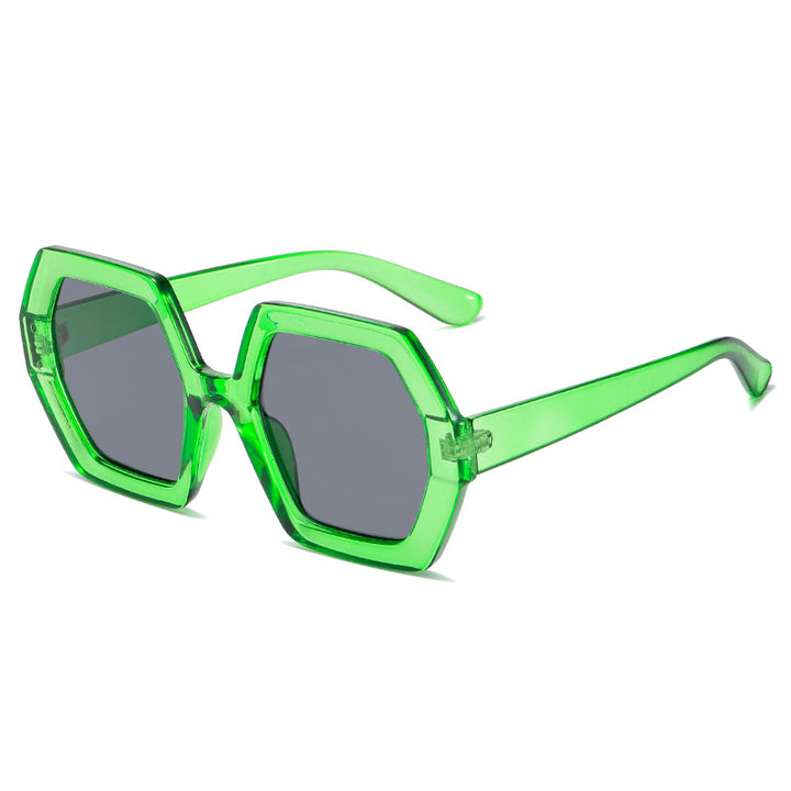 Ladies hexagonal sunglasses with comfortable frame Stornfield