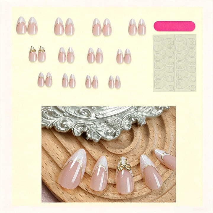 Decorative Stiletto Press-On Nails Stornfield
