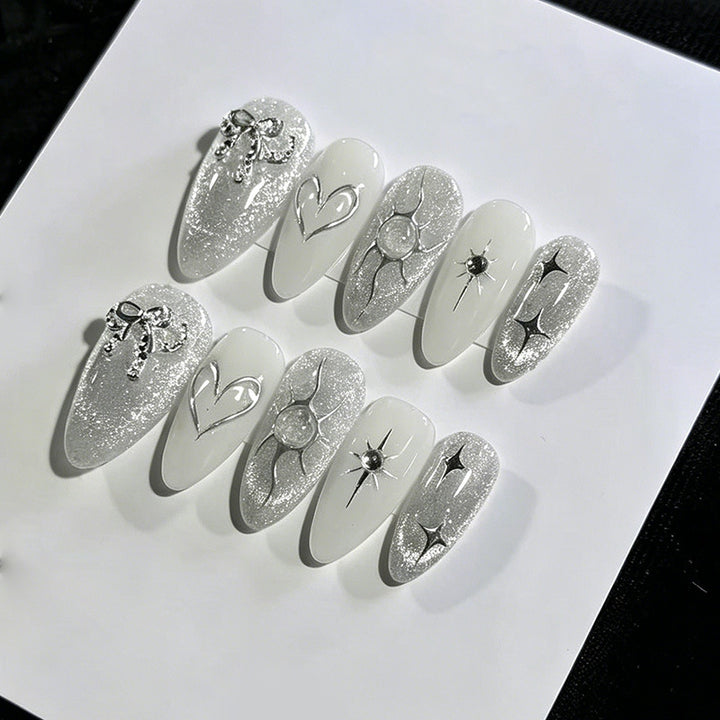 Glittering Decorative Press-On Nail Set Stornfield