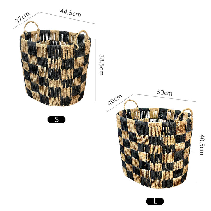 Stylish storage basket with handles Stornfield