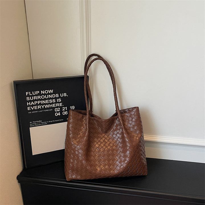 Woven Leather Tote Bag  1790300349