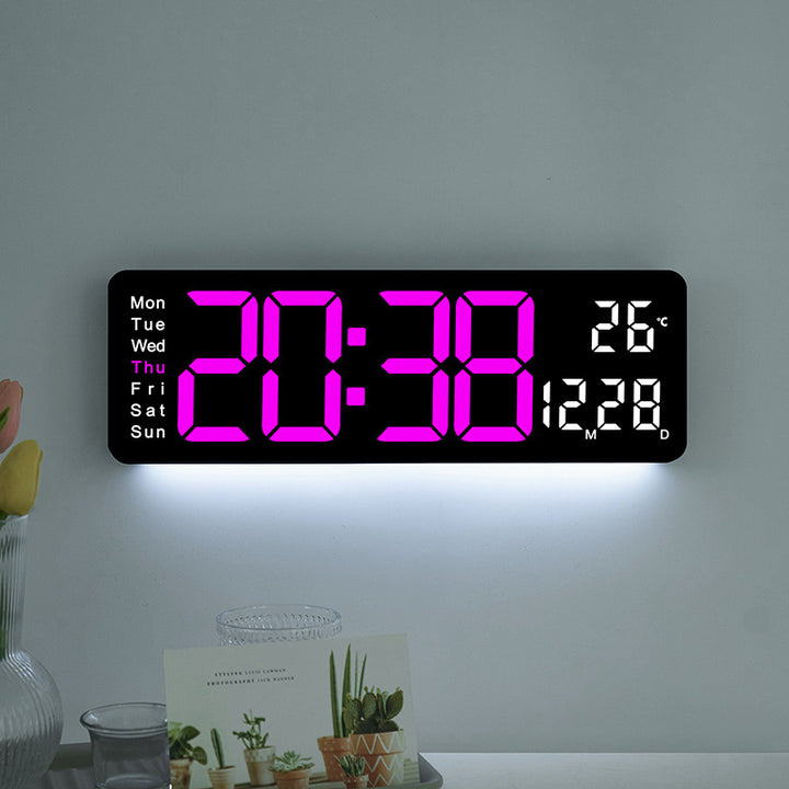 Digital LED Alarm Clock with Temperature and Day of the Week Display Stornfield