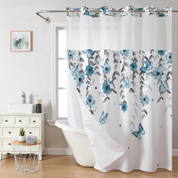 Floral Butterfly Shower Curtain Stornfield