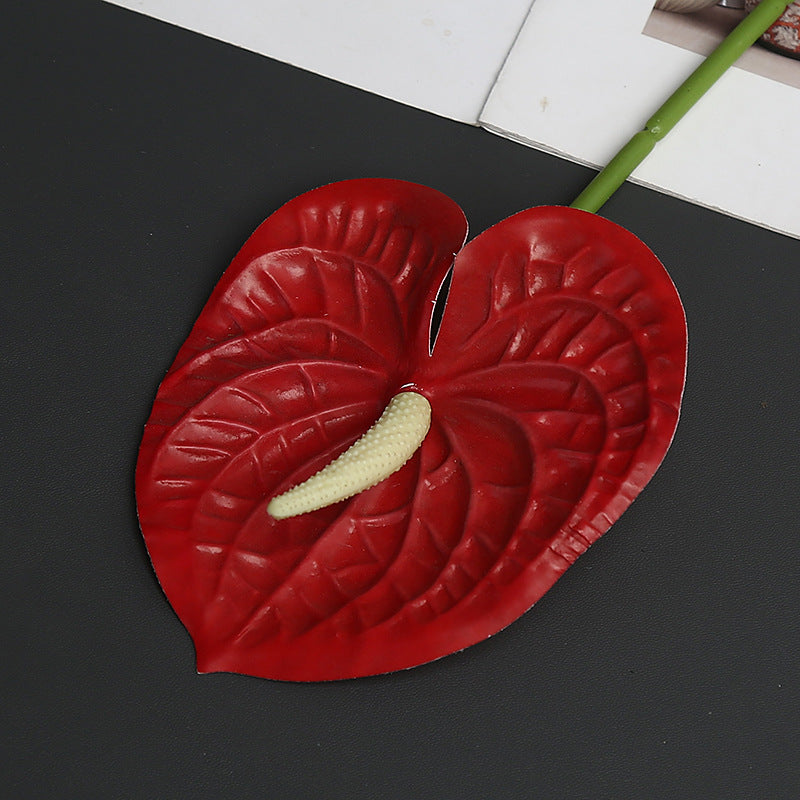 Elegant Faux Anthurium Flower