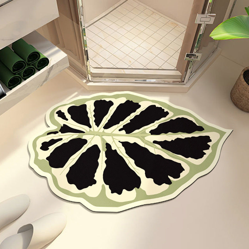 Leaf-Shaped Non-Slip Bath Mat