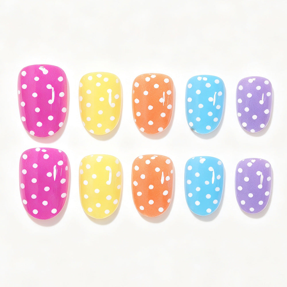 Playful Polka Dot Nail Wraps Stornfield