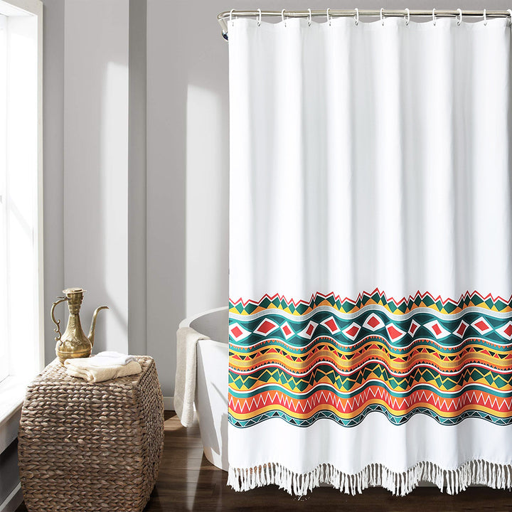 Artistic Patterned Shower Curtain Stornfield
