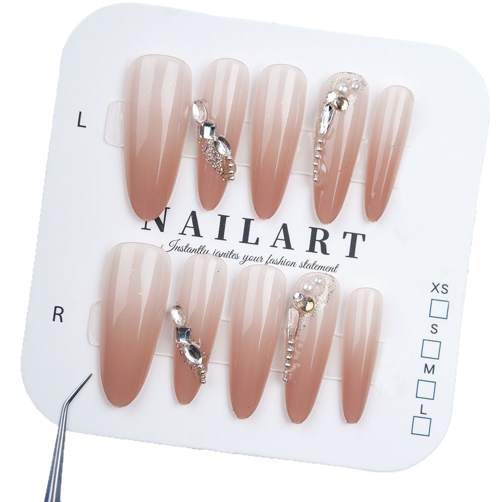 Cute Animal-Themed Press-On Nail Art Set Stornfield