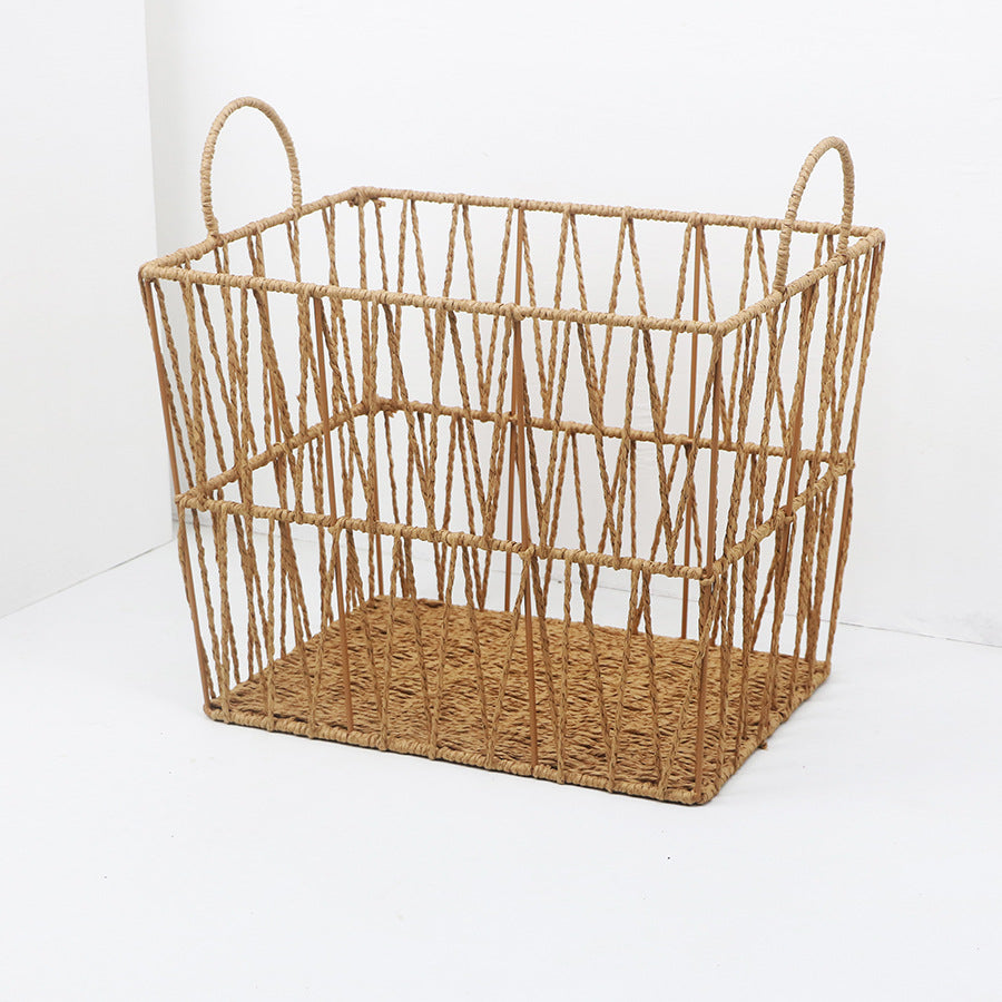 Handcrafted Rope Woven Storage Basket Stornfield