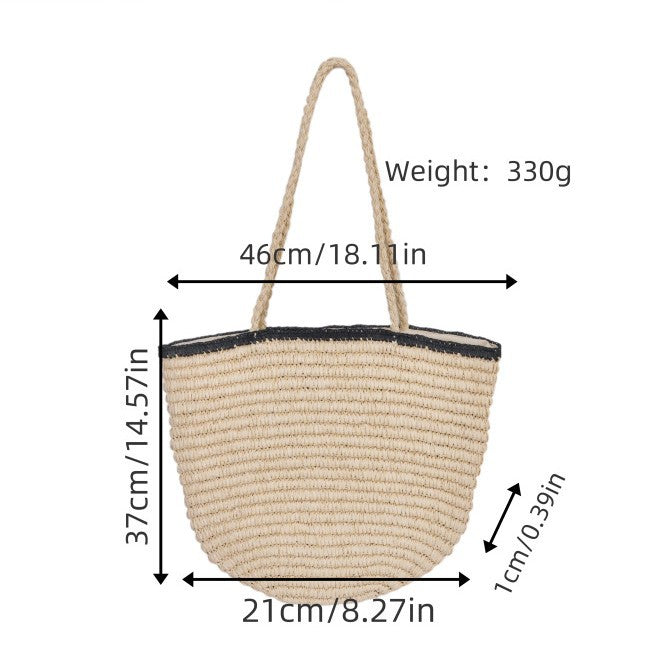 Beach and shopping bag with robust fabric Stornfield