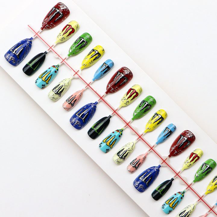 Creative Nail Art Press-On Designs