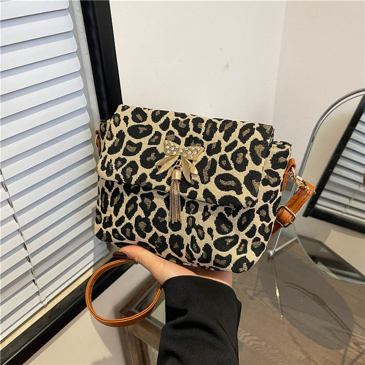 Chic Leopard Print Crossbody Bag Stornfield