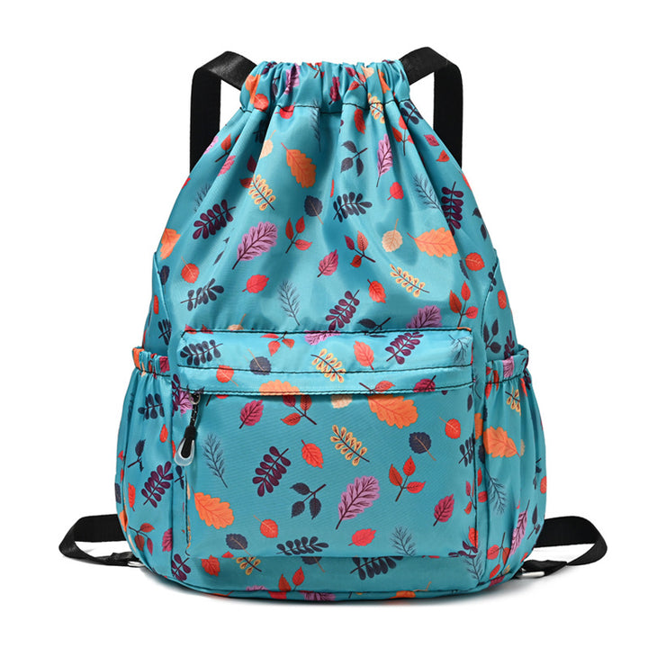 Drawstring Elephant Print Backpack Stornfield