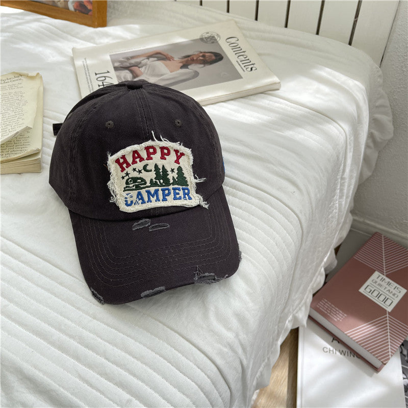 Men's Distressed Vintage-Inspired Baseball Cap Stornfield