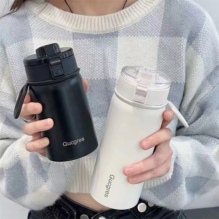 Women's vacuum flask with practical flip top and ergonomic design Stornfield