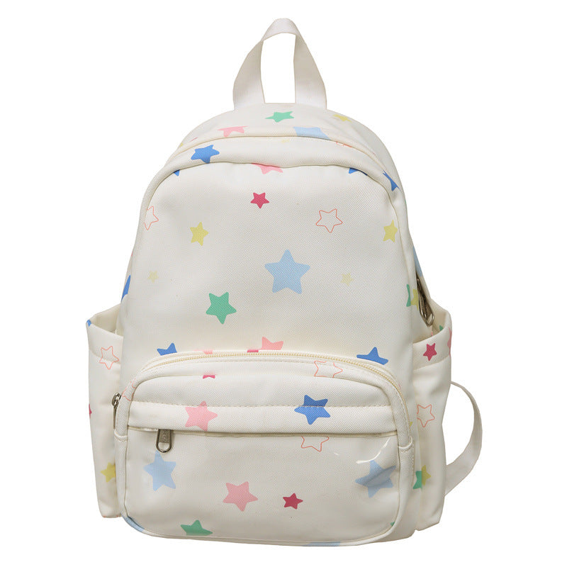 Star-Print Multi-Pocket Backpack Stornfield