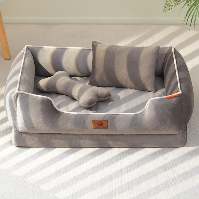 Orthopedic Supporting  Lounge   Dog Bed