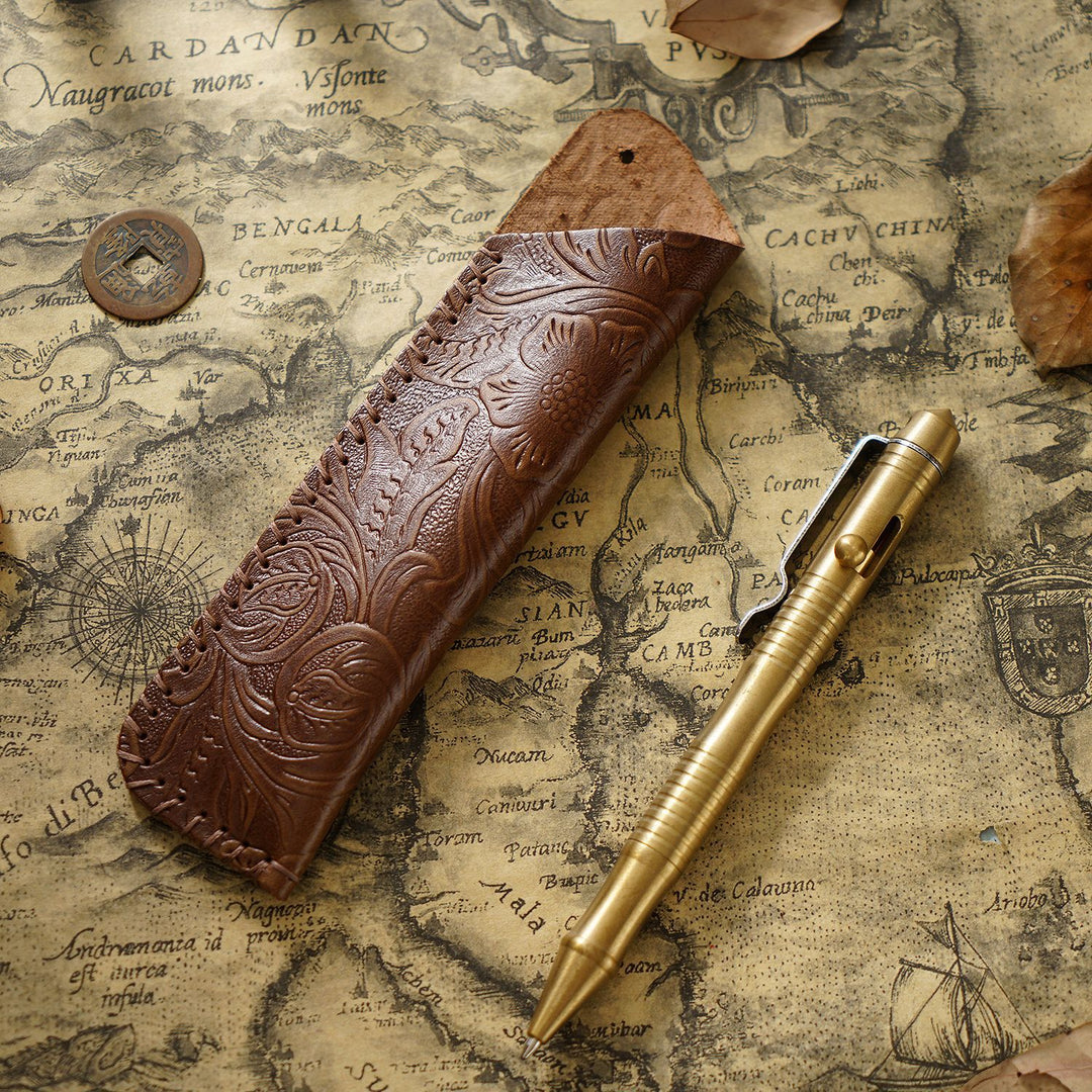 Handmade Leather Pen Case