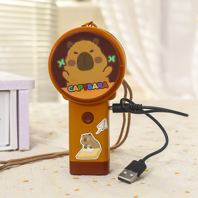 Women Portable Mini Fan with Cute Animal Design Stornfield