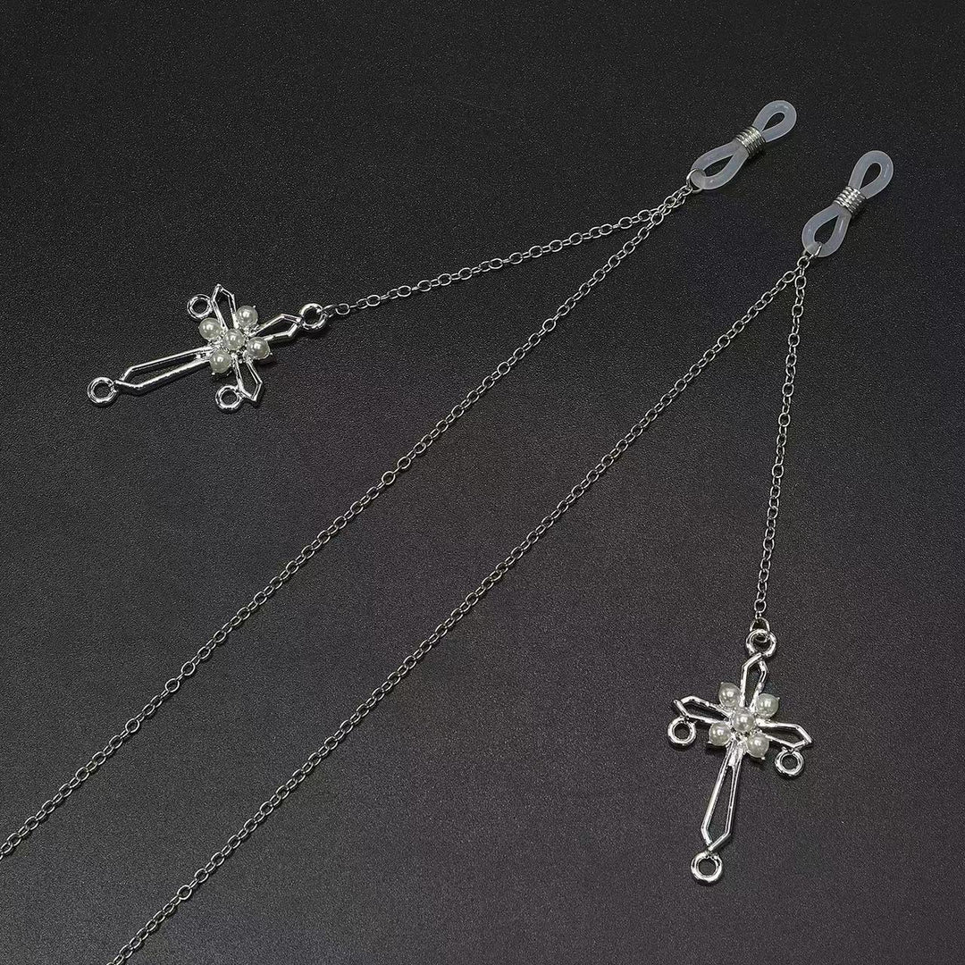 Cross Pendant Chain Earrings Stornfield