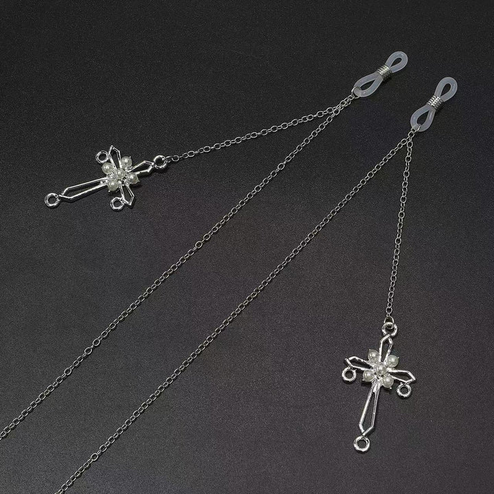 Cross Pendant Chain Earrings Stornfield