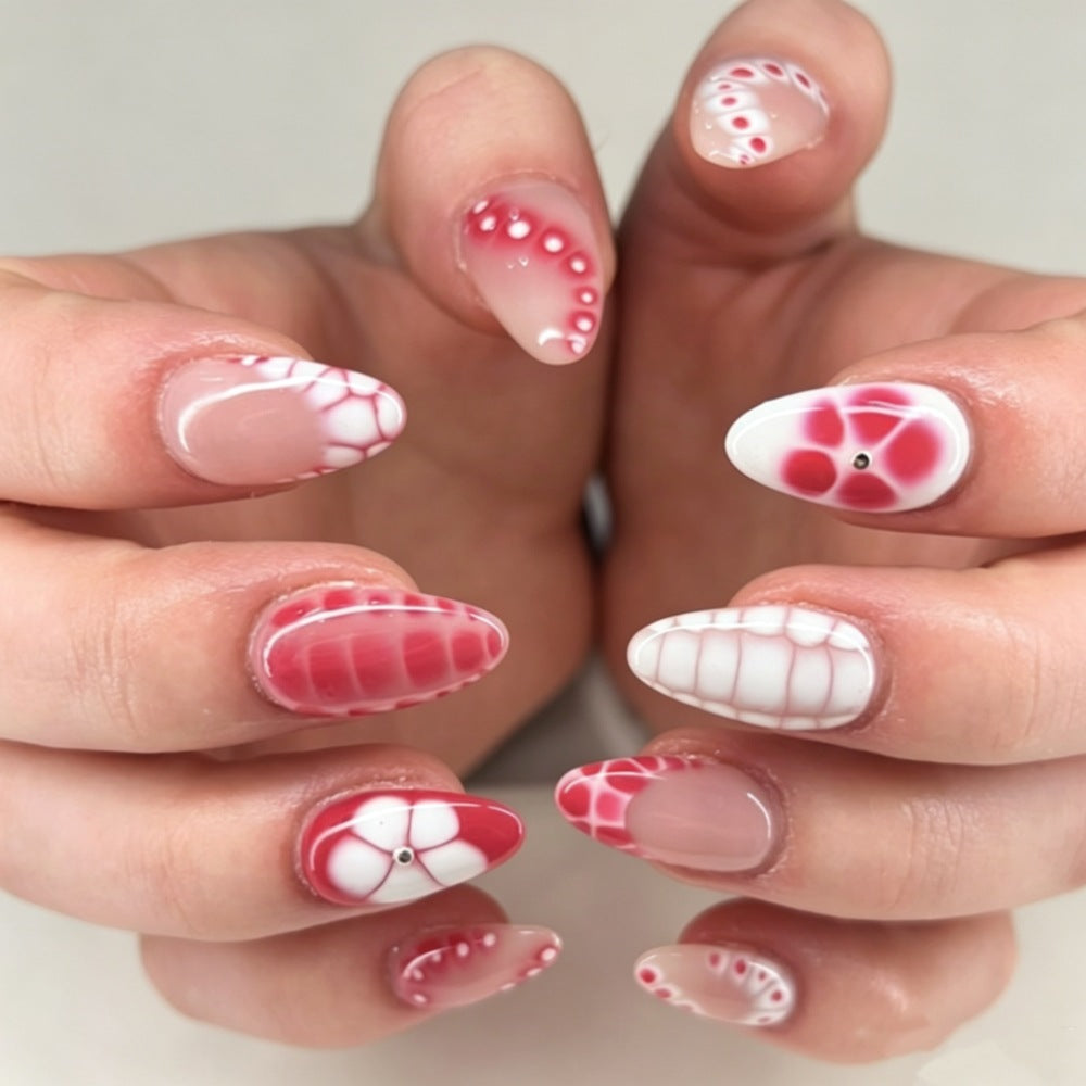 Artificial Nail Tips with Exciting Design and Elegant Accents Stornfield