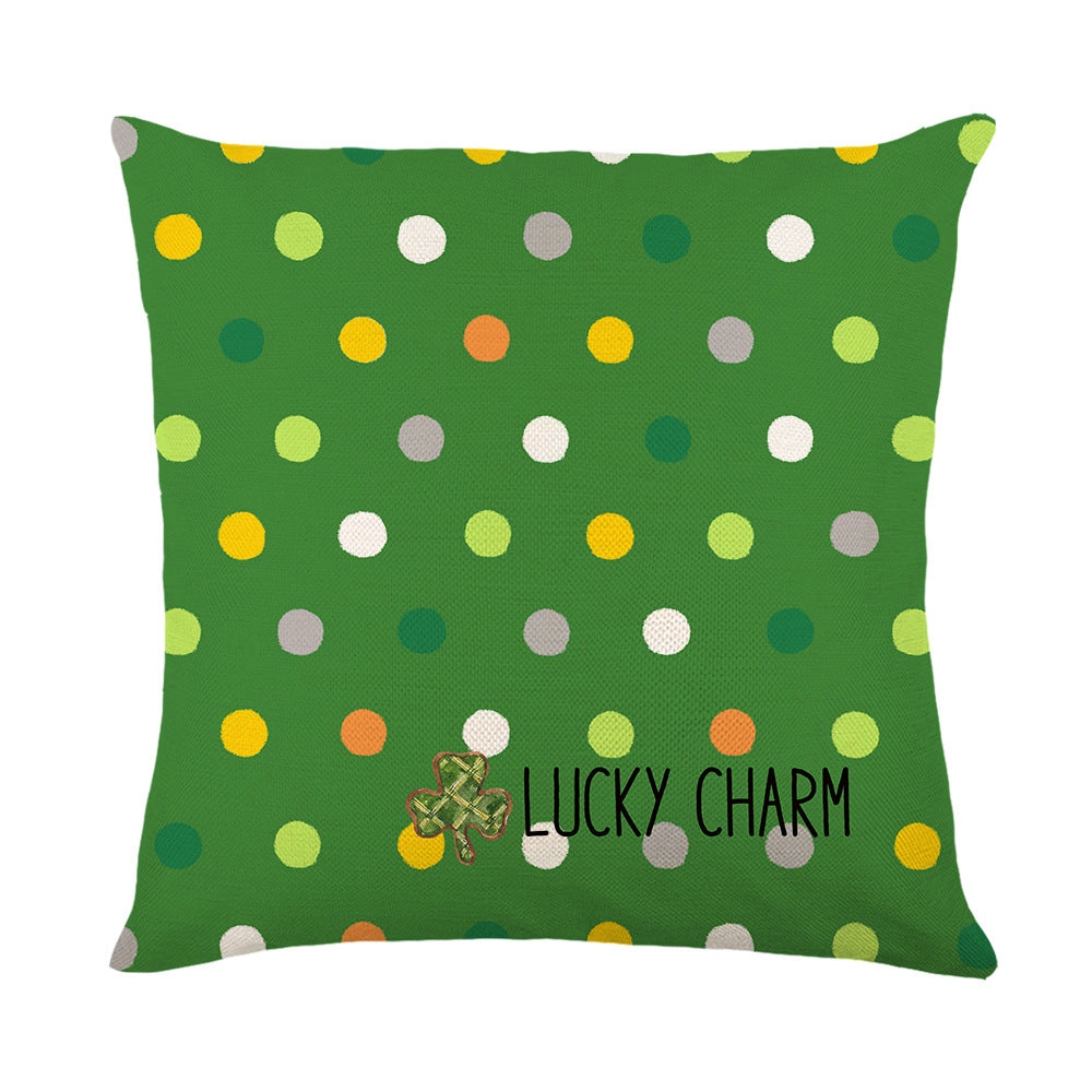 Square Decorative Plaid Linen Cushion Cover