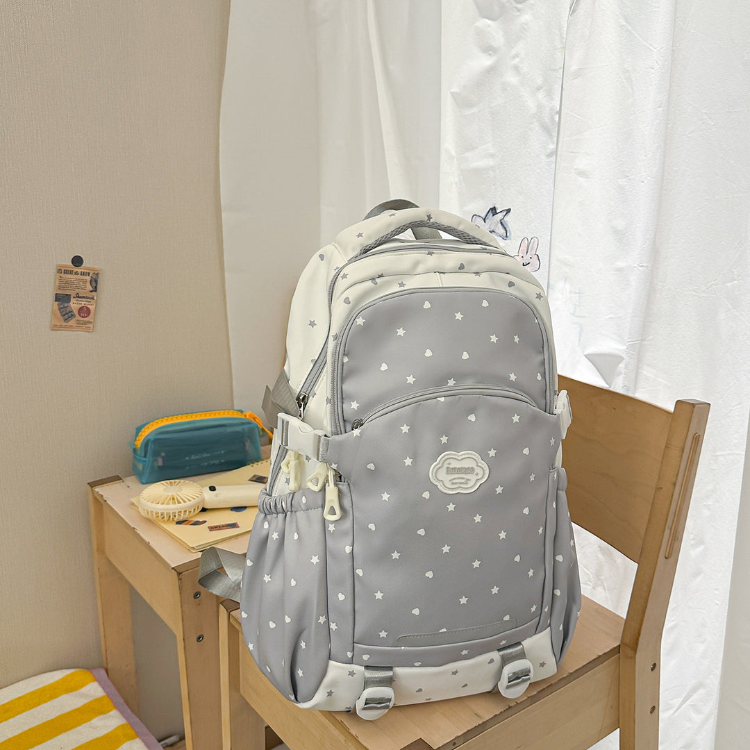 Star-Embellished Ergonomic Backpack Stornfield