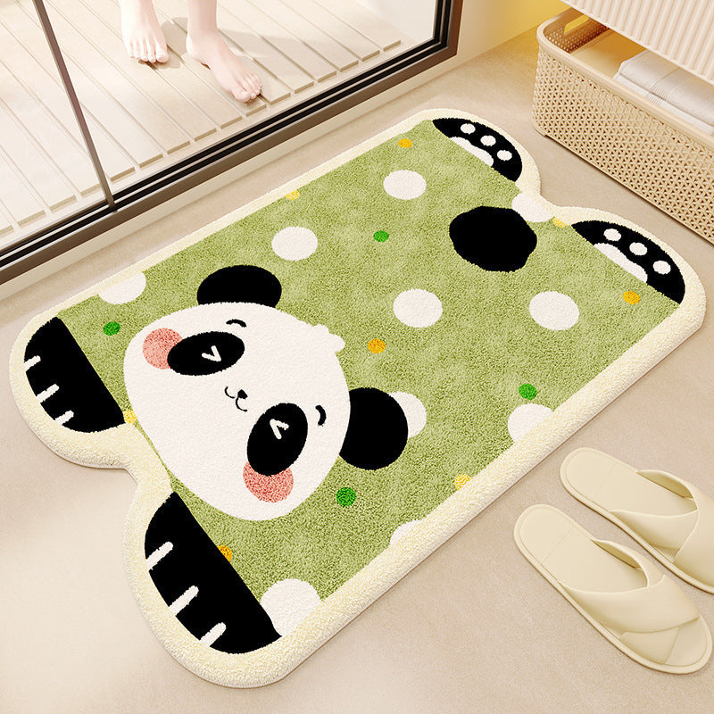 Cartoon Plush Bath Mat