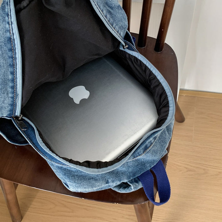 Artistic Denim Backpack Stornfield