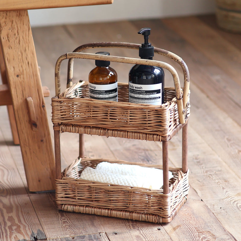 Practical storage basket with handle Stornfield