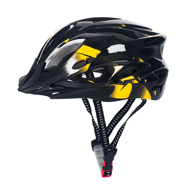 adjustable ventilated road and mountain cycling helmet with visor and rear dial fit Stornfield
