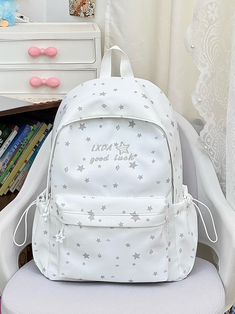 Star Patterned School Backpack Stornfield