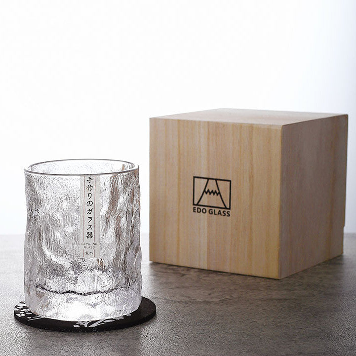 Japanese Edo Kiriko Glacier Whisky Glasses | Stornfield