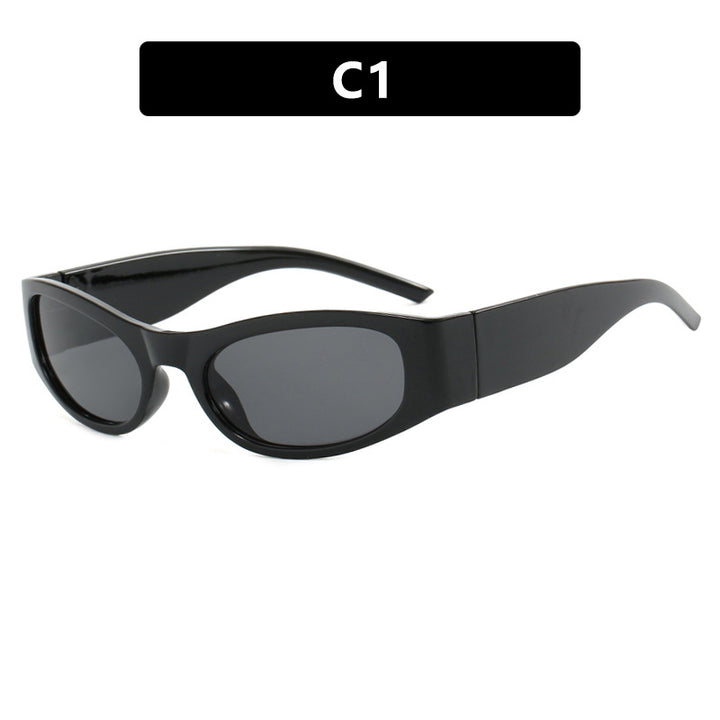 Women's sporty sunglasses with a wide frame and UV protection Stornfield