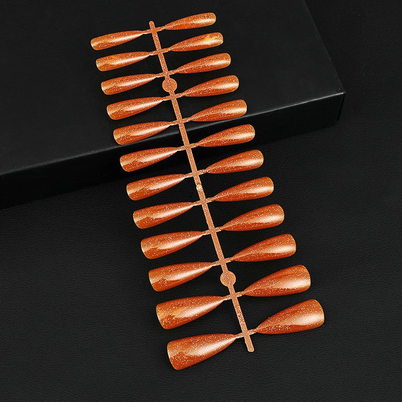 Glittering artificial nails in elegant design Stornfield