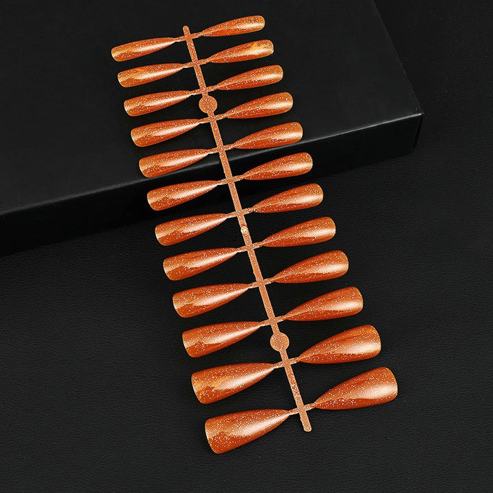 Glittering artificial nails in elegant design Stornfield