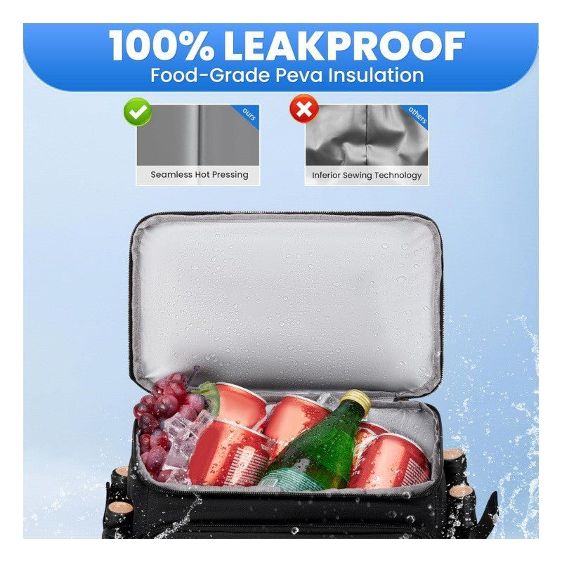 Cool backpack with insulated compartments and bottle holders Stornfield