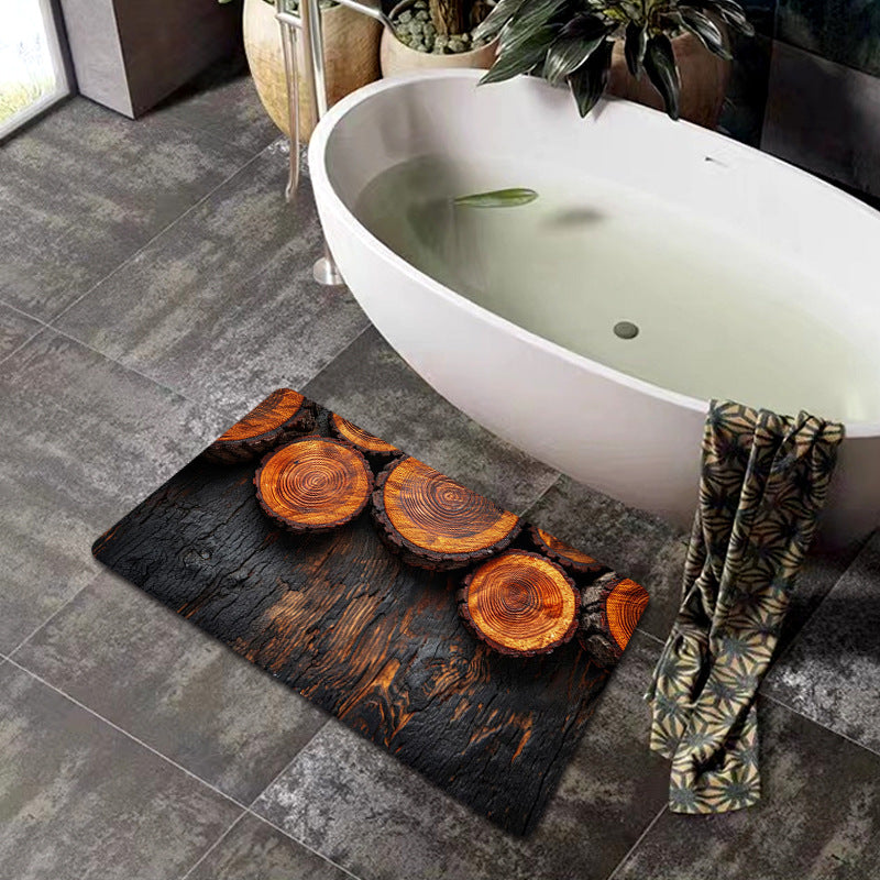 Natural Wood Grain Bath Mat Stornfield
