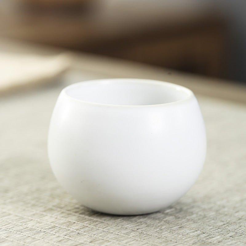 Oriental Handcrafted Ceramic Rounded Tea Cup Set | Stornfield