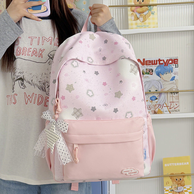 Fun Decorative Star-Patterned Backpack Stornfield