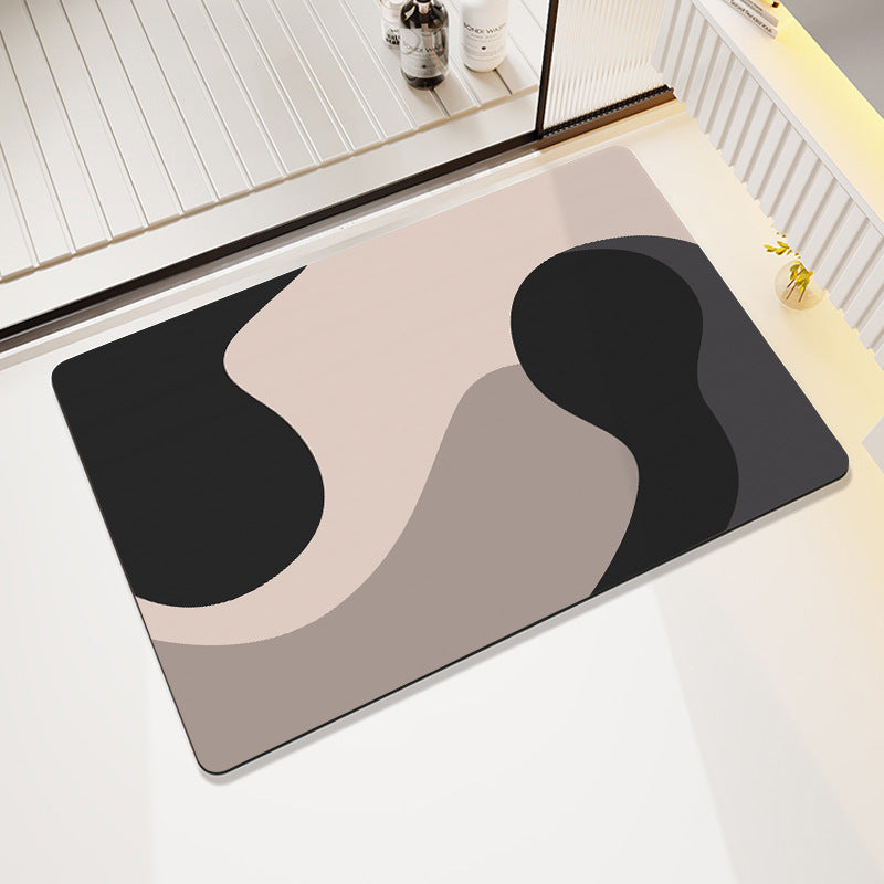 Modern Abstract Bath Mat Stornfield
