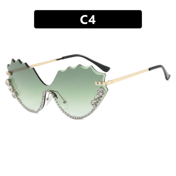 Women's extravagant sunglasses with sparkling accent and unique design Stornfield