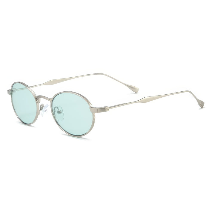 Women's fashionable sunglasses with high-quality metal frame and round lenses Stornfield