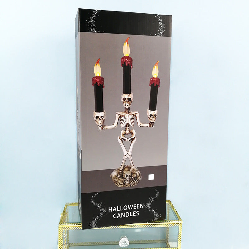 Skeleton Candle Holder Candelabra Stornfield
