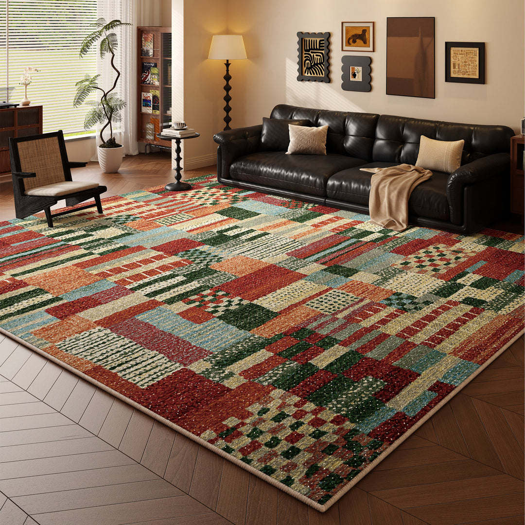 Multi-Pattern Decorative Area Rug Stornfield